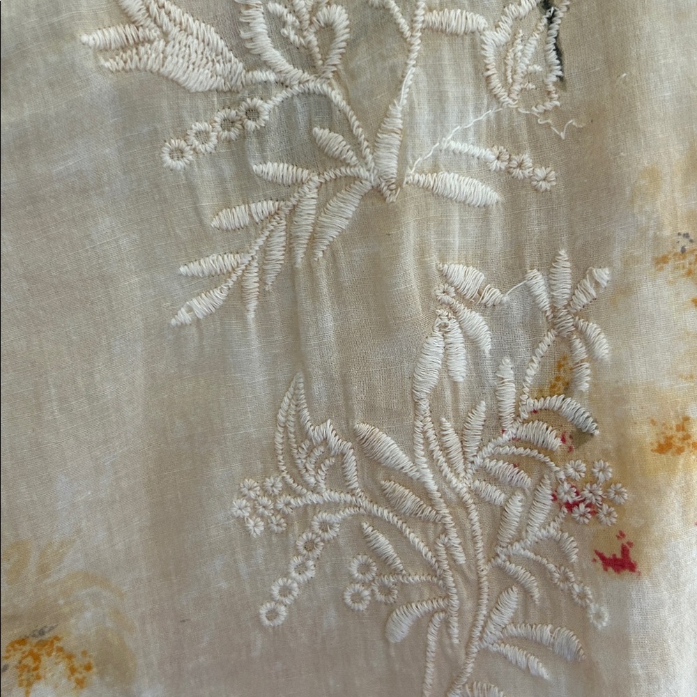 Vintage Goa Embroidered Blouse Large - Picture 2 of 10